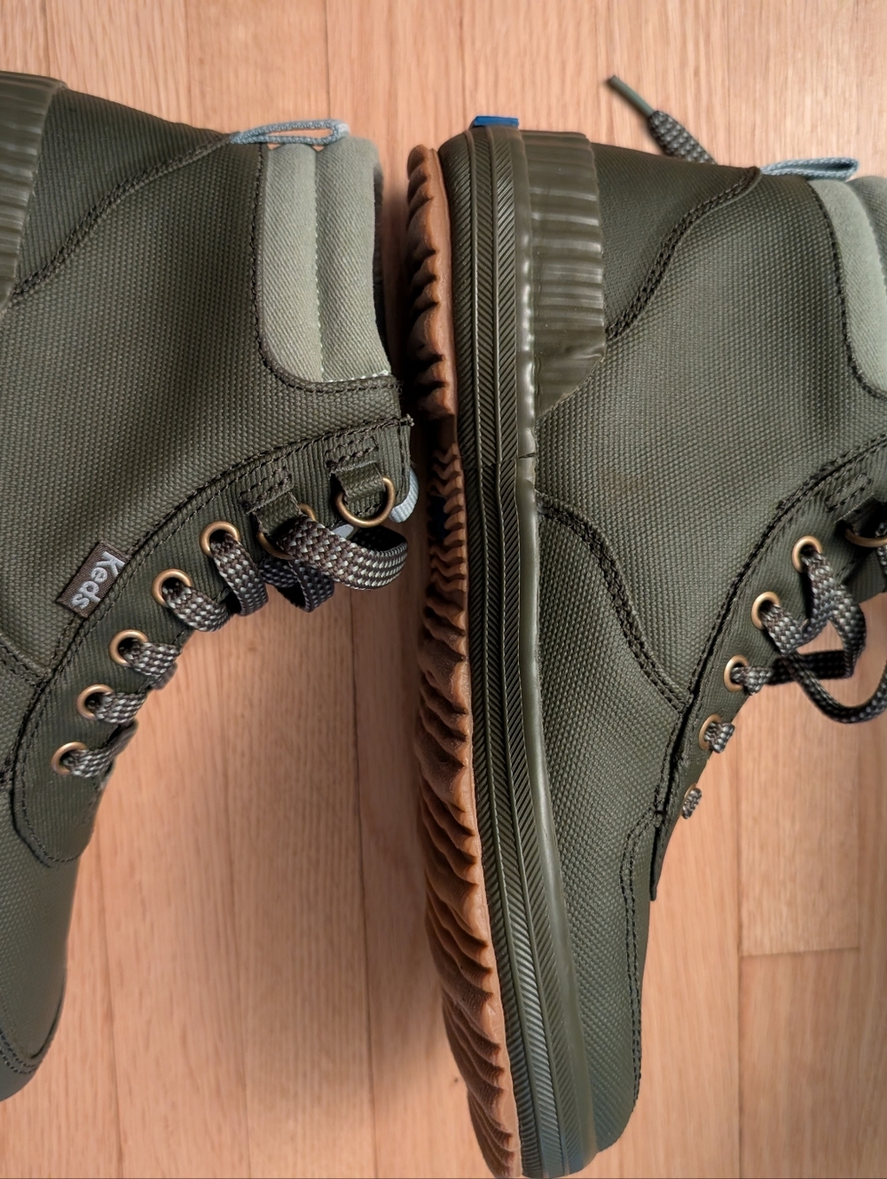 NIB Keds Scout Boot III Water-Resistant Twill – Olive – Size 7 - Picture 4 of 9